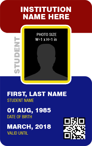 Student ID Card Templates For MS Word Word Excel Templates