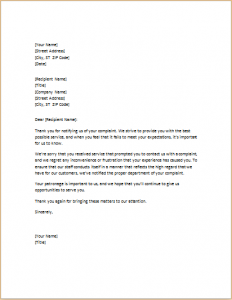 Poor Services Apology Letters (SAMPLES) | Download Templates