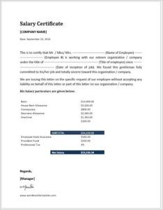 Salary Request Letter Template .doc | Word & Excel Templates