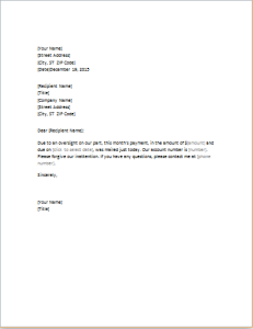 Apology Letter Templates for WORD | Word & Excel Templates