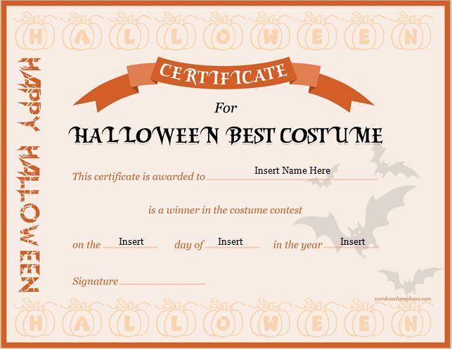 best-costume-certificate-designer-free-halloween-templates-you-can-add-text-images-borders