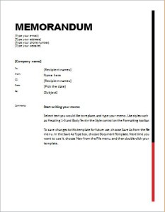 20 Free Editable Memo Templates for MS Word | Download