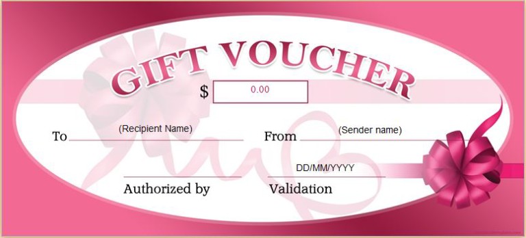 Editable Gift Voucher Templates for MS Word | Download FREE