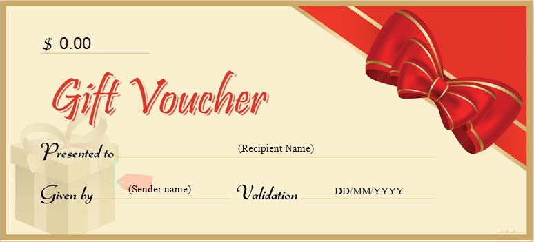 Gift Voucher Templates For MS Word Editable Word Excel Templates