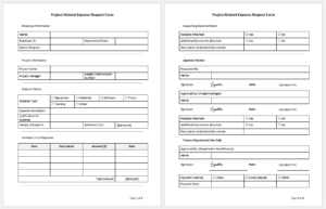 Project-Related Expense Request Form