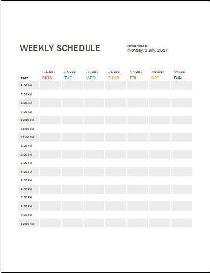 Daily Work Log Templates for MS Word & Excel | Word & Excel Templates