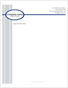 Business Letterhead Templates for MS Word | Download & Edit