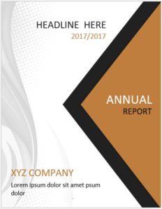 report cover page template word free download