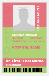 Doctor's Photo ID Badge Templates for MS Word | Download