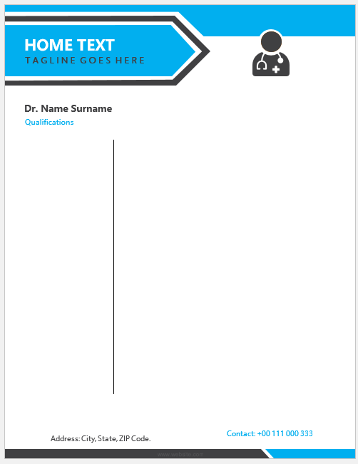 Doctor letterhead template