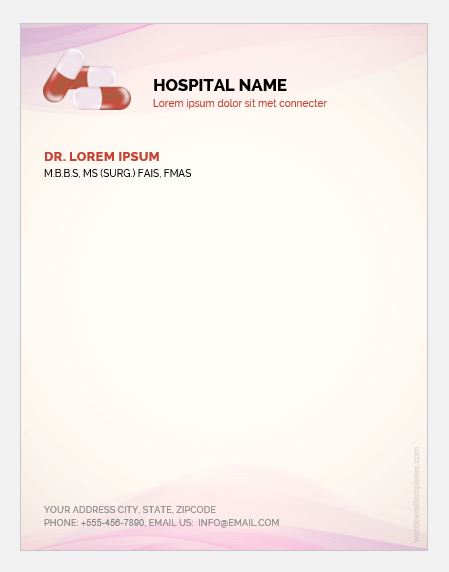 Doctor Prescription Pad Templates For MS Word Edit Print