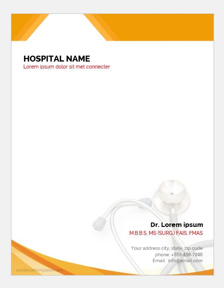 5 Doctor Prescription Pad Templates For Ms Word Word Excel Templates