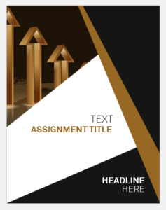 Assignment Cover Page Templates for MS Word | Edit & Print