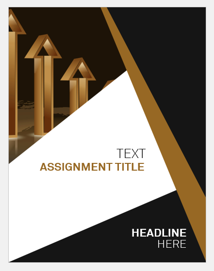 ict assignment cover page