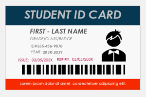 10 Student ID Card Templates in Editable & Printable Format