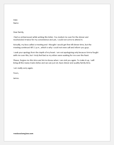 Apology Letter to Girlfriend for Various Reasons | Word & Excel Templates