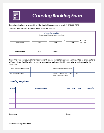 Catering Policy Template TUTORE ORG Master Of Documents