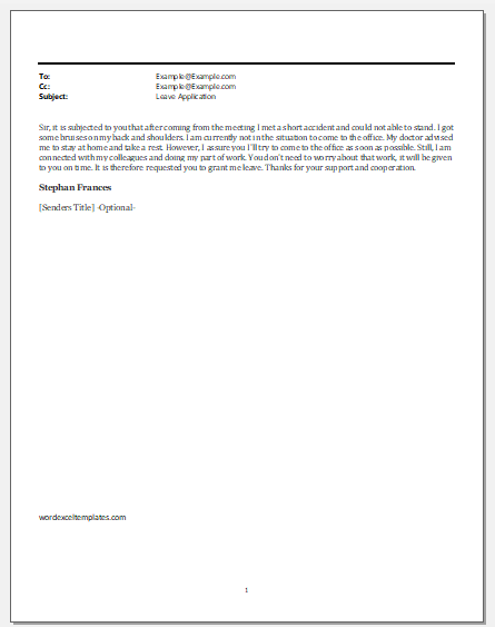 not-feeling-well-email-to-boss-samples-word-excel-templates