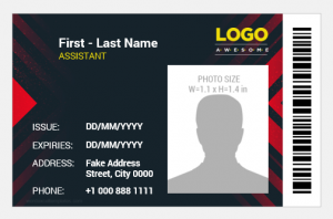 10 Best Employee Photo ID Badge Templates | Editable MS Word