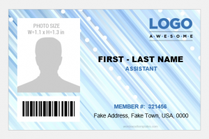 10 Best Employee Photo ID Badge Templates | Editable MS Word