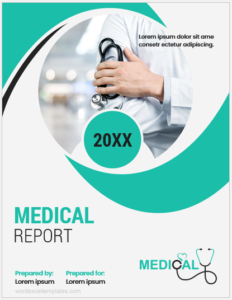 Medical Report Cover Page Templates | Download Edit & Print