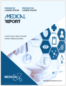 Medical Report Cover Page Templates | Download Edit & Print